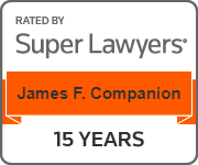 Rated by Super Lawyers | James F. Companion | 15 years